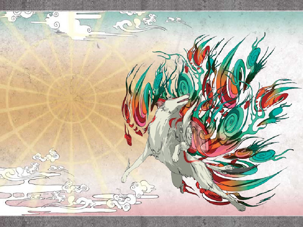Mythical fox with vibrant energy