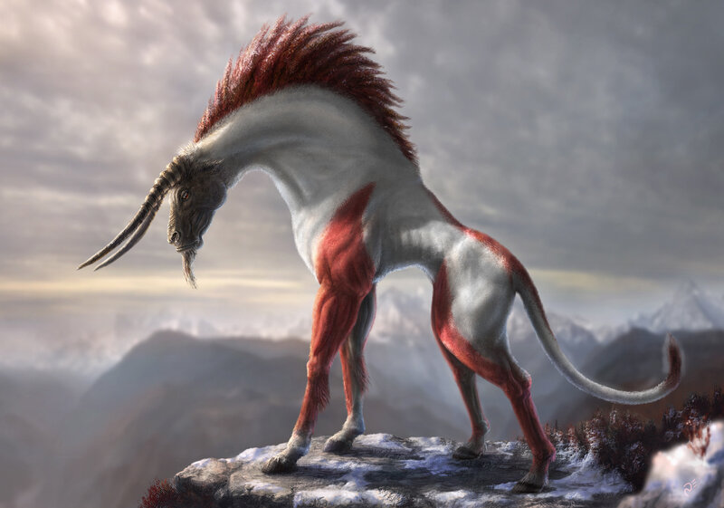 Mythical Goat Creature
