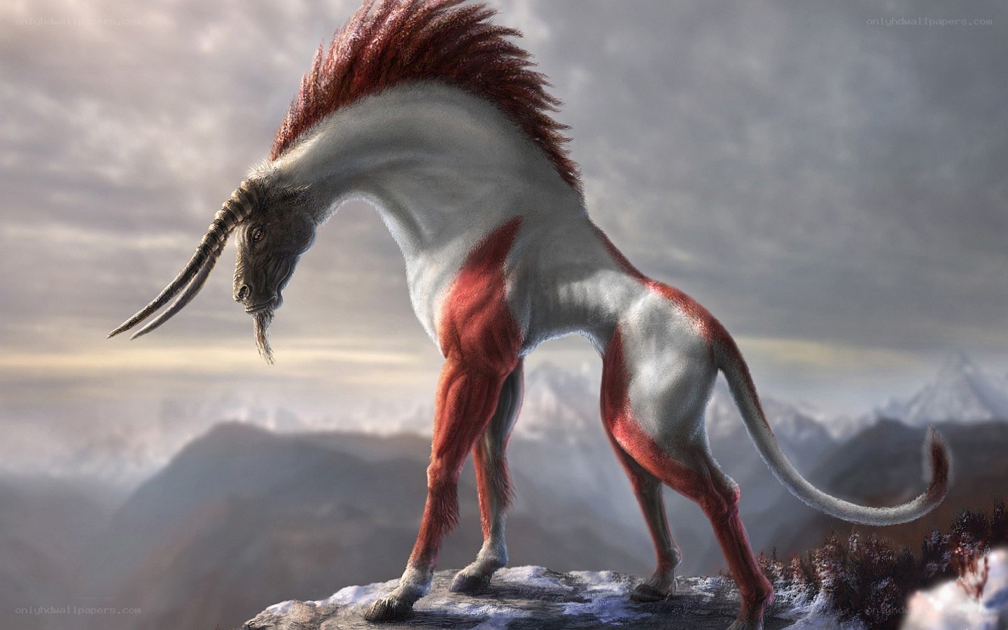 mythical goat-horse creature
