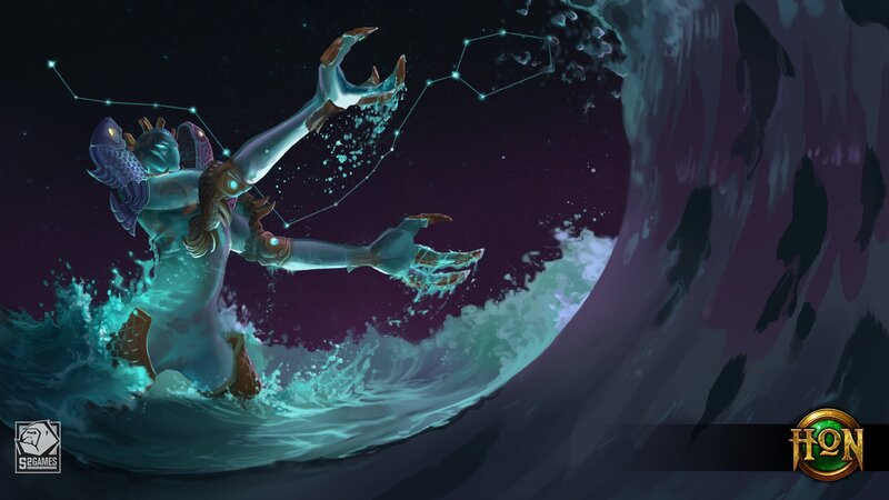 Mythical Sea Creature — Teal