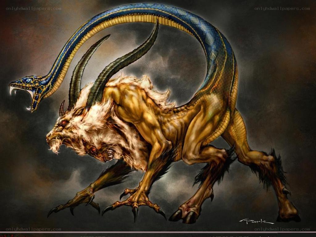 mythical serpent beast