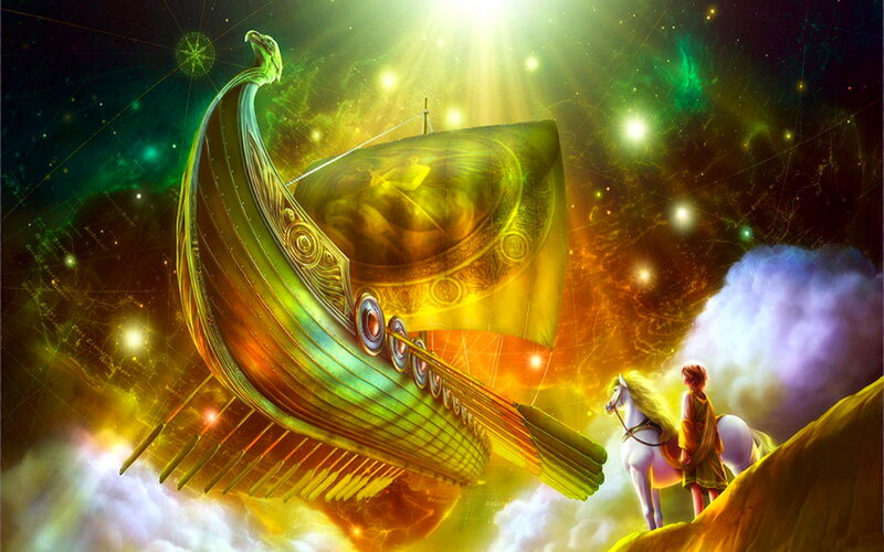 Mythical Ship in Space