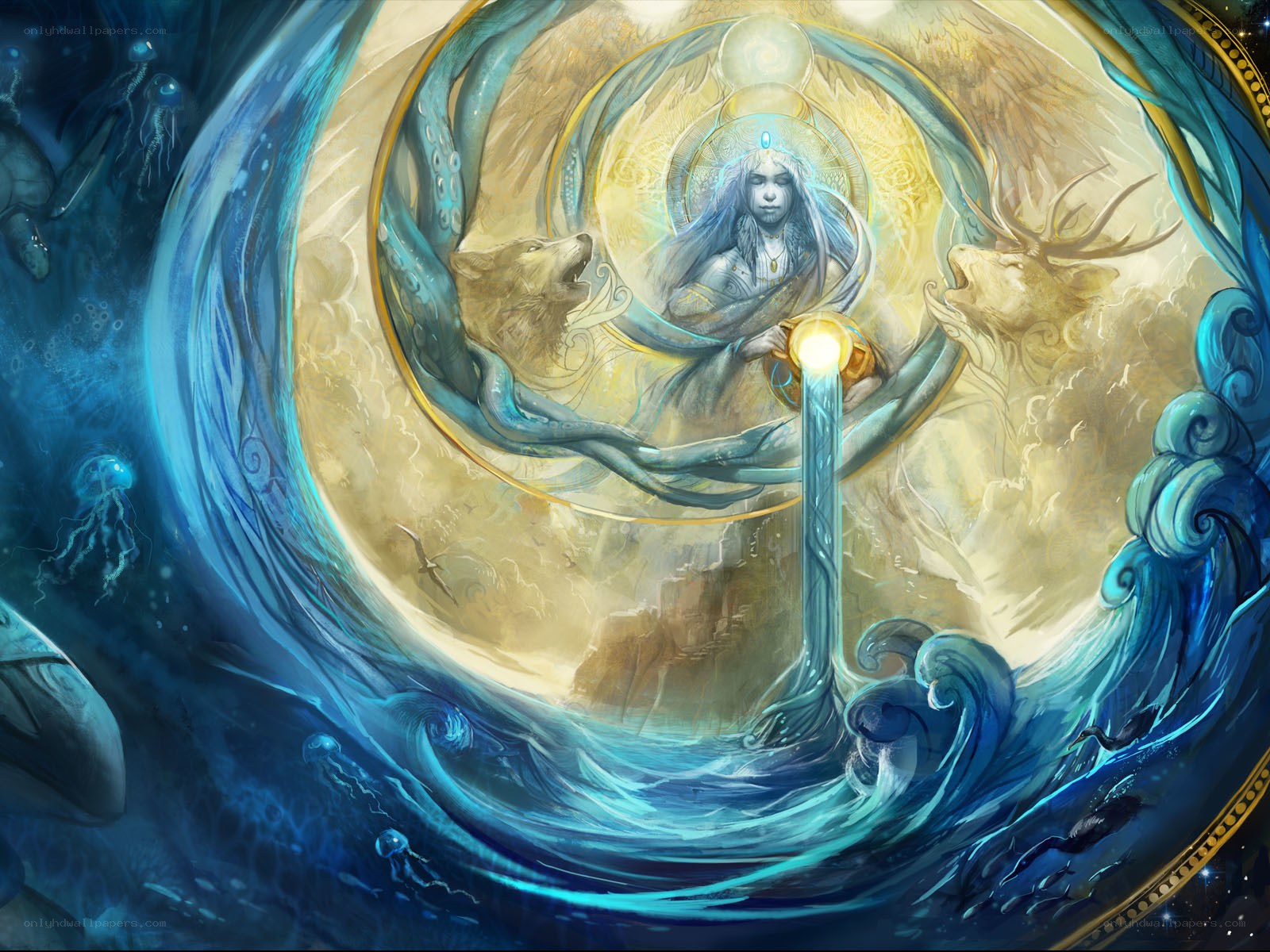 mythical water spirit