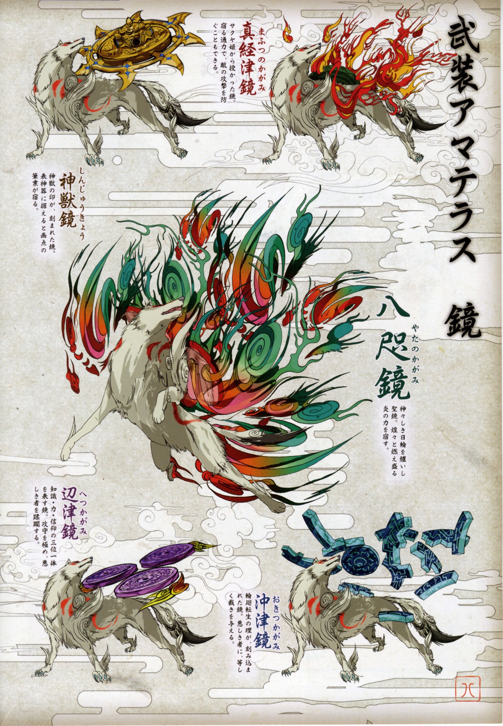 Mythical wolf armor designs