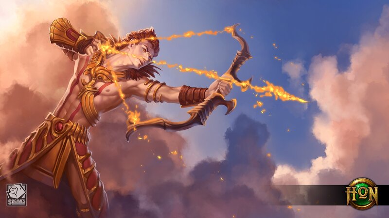 Mythological Archer — Blue