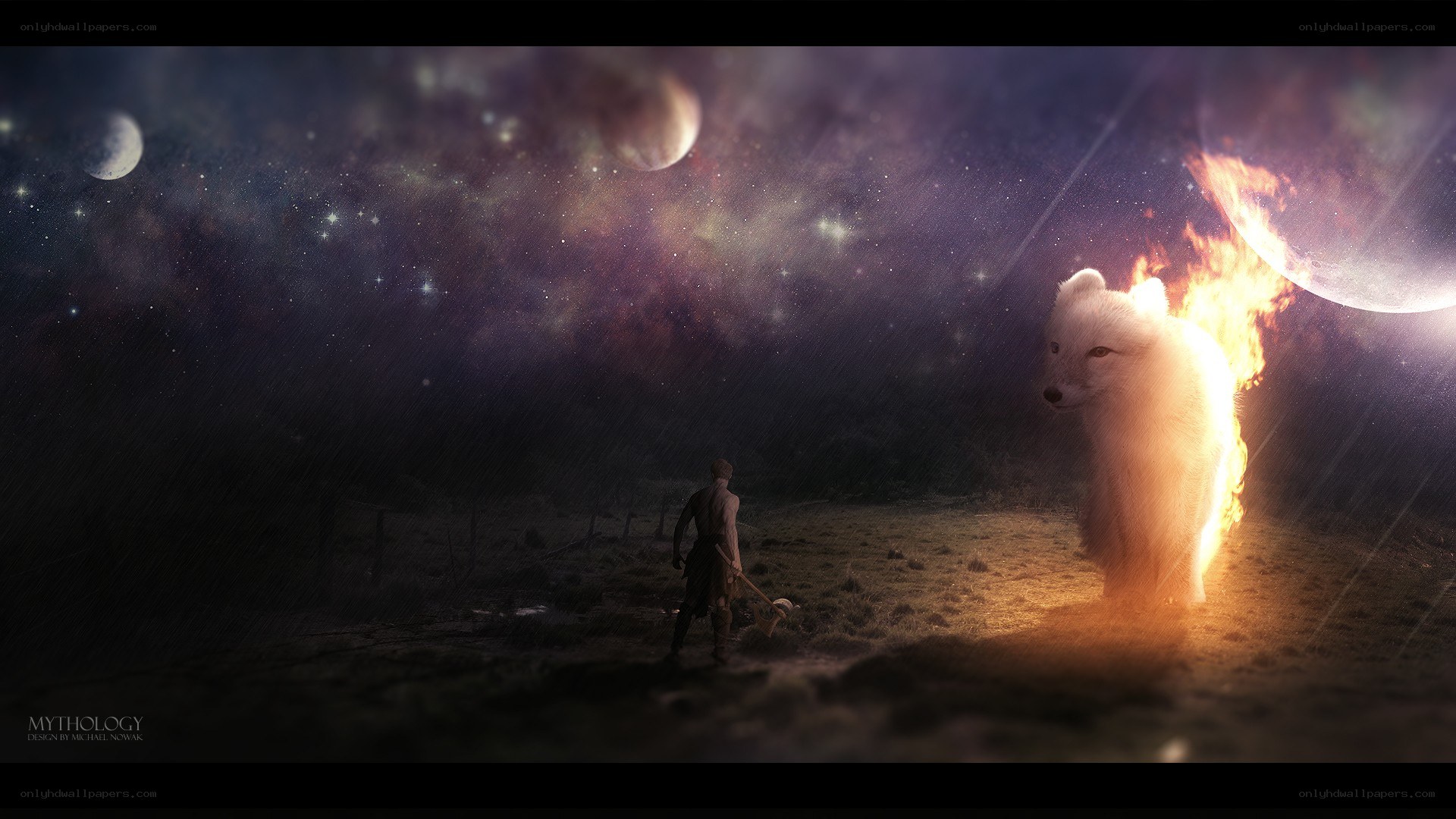 Mythology: Man and Fox