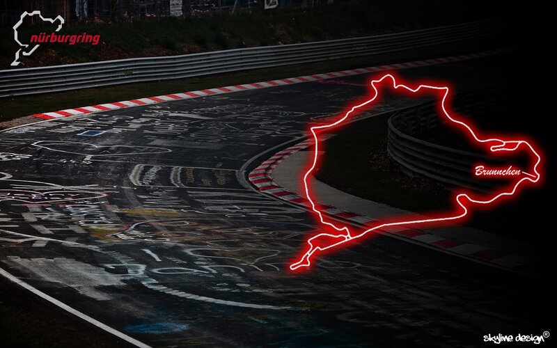 Nürburgring track layout