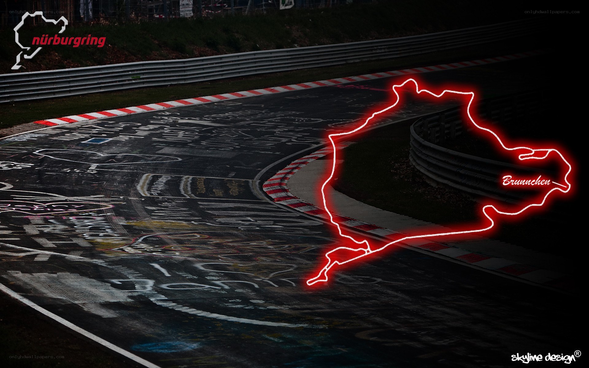 Nürburgring track layout