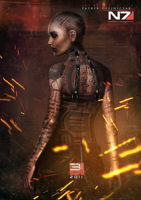 N7 Female Character Art