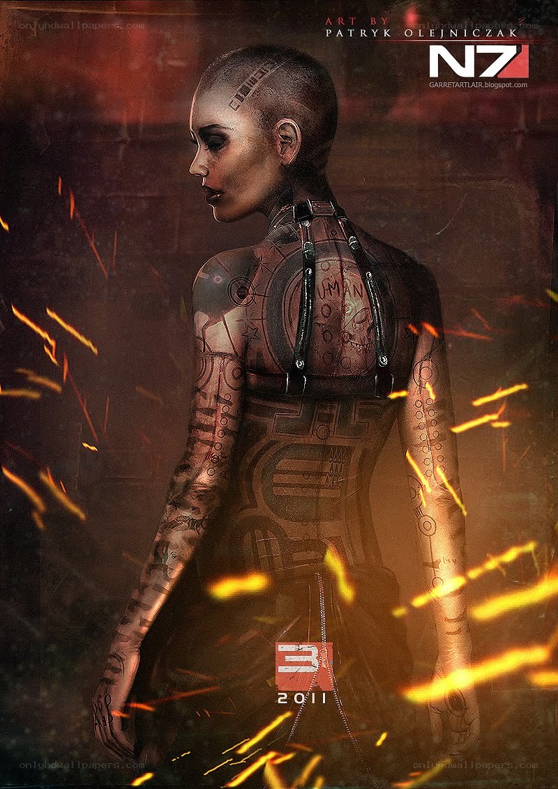 N7 Female Character Art