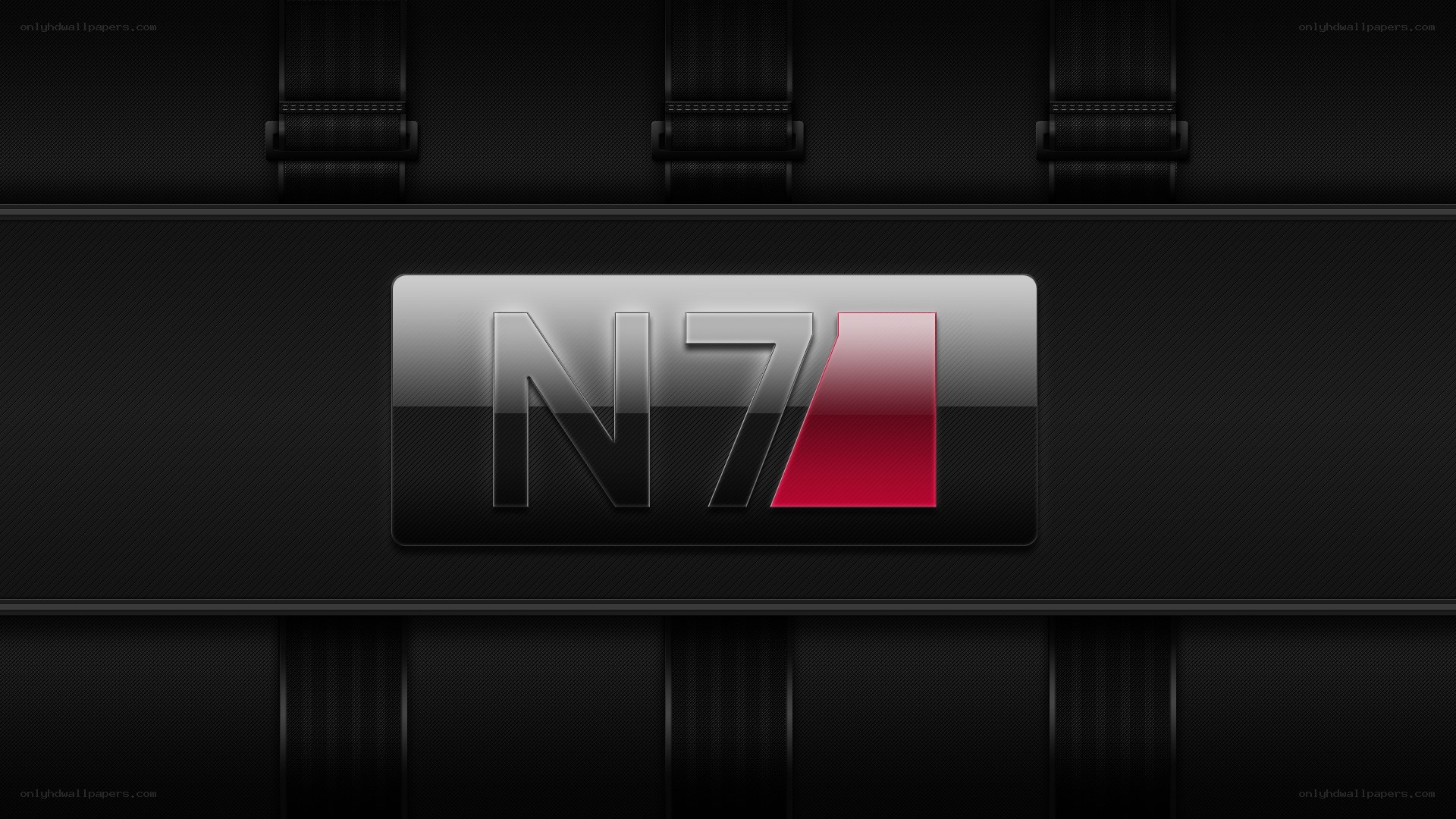 N7 logo on black background