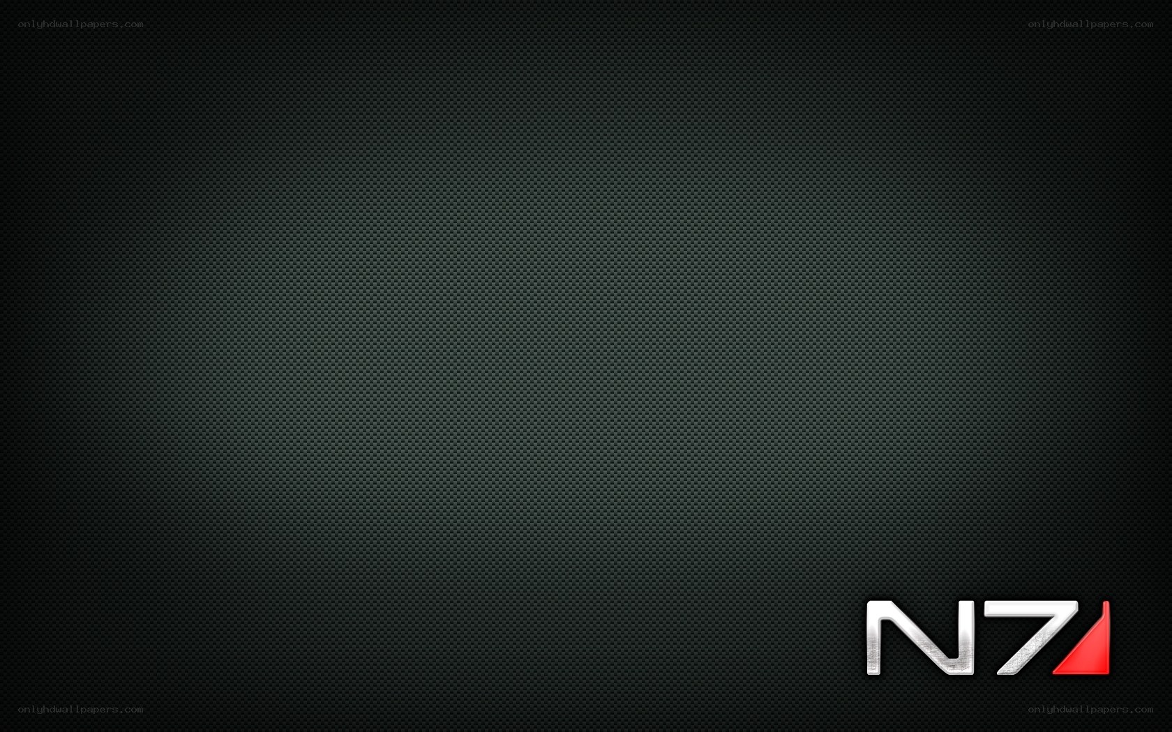 N7 logo on dark background