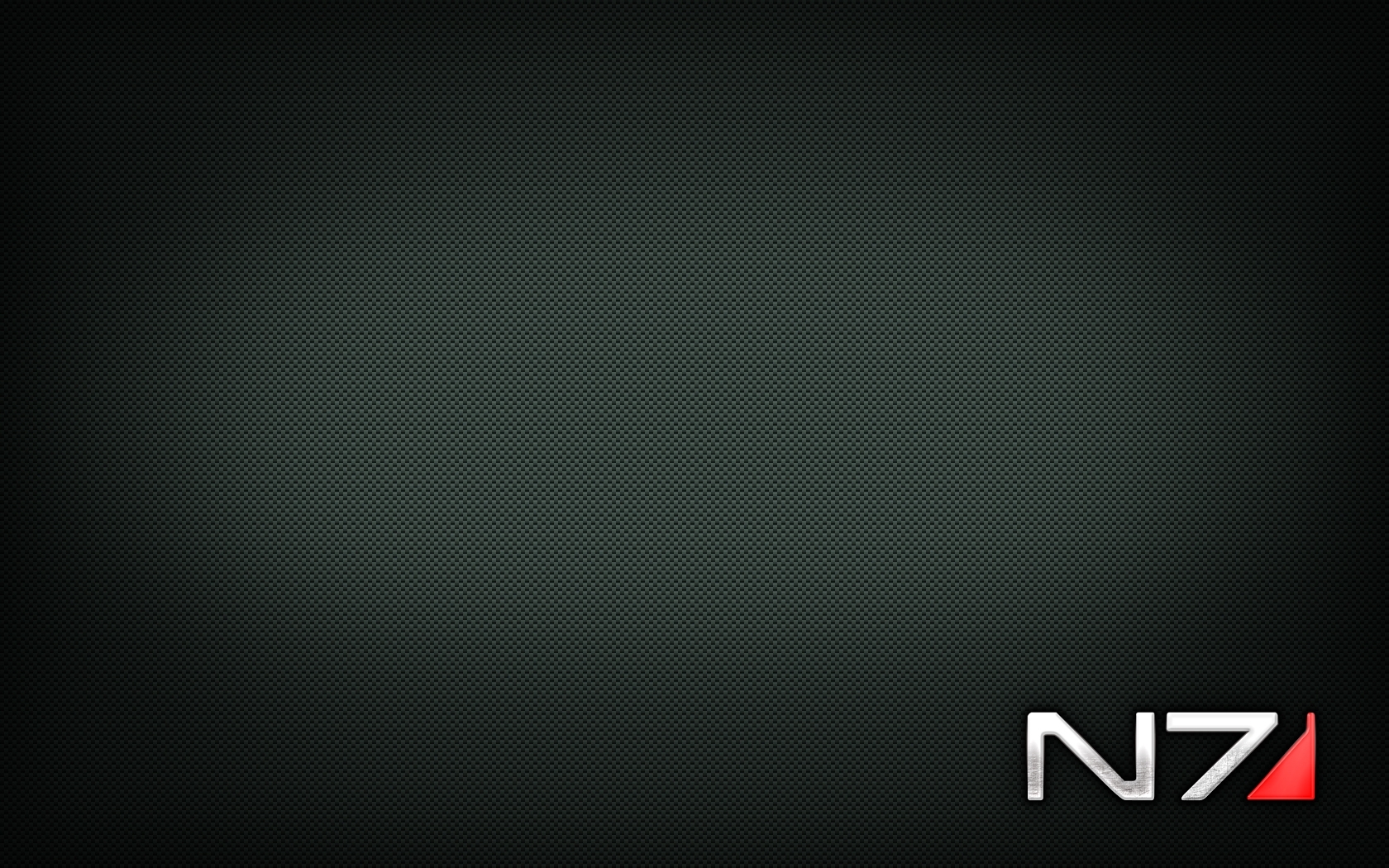 N7 logo on dark background