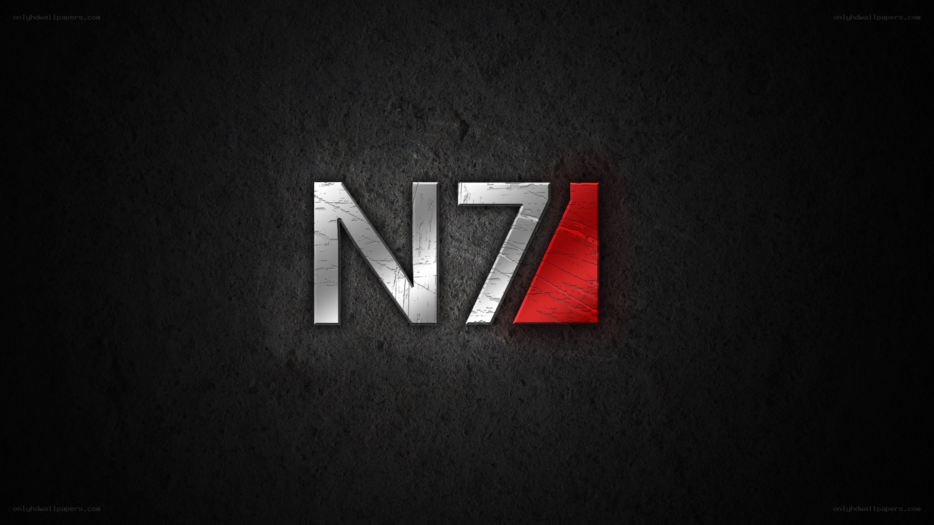 N7 logo on dark background