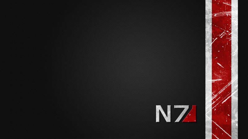 N7 Logo on Dark Background — Black, Minimalist, Digital Art