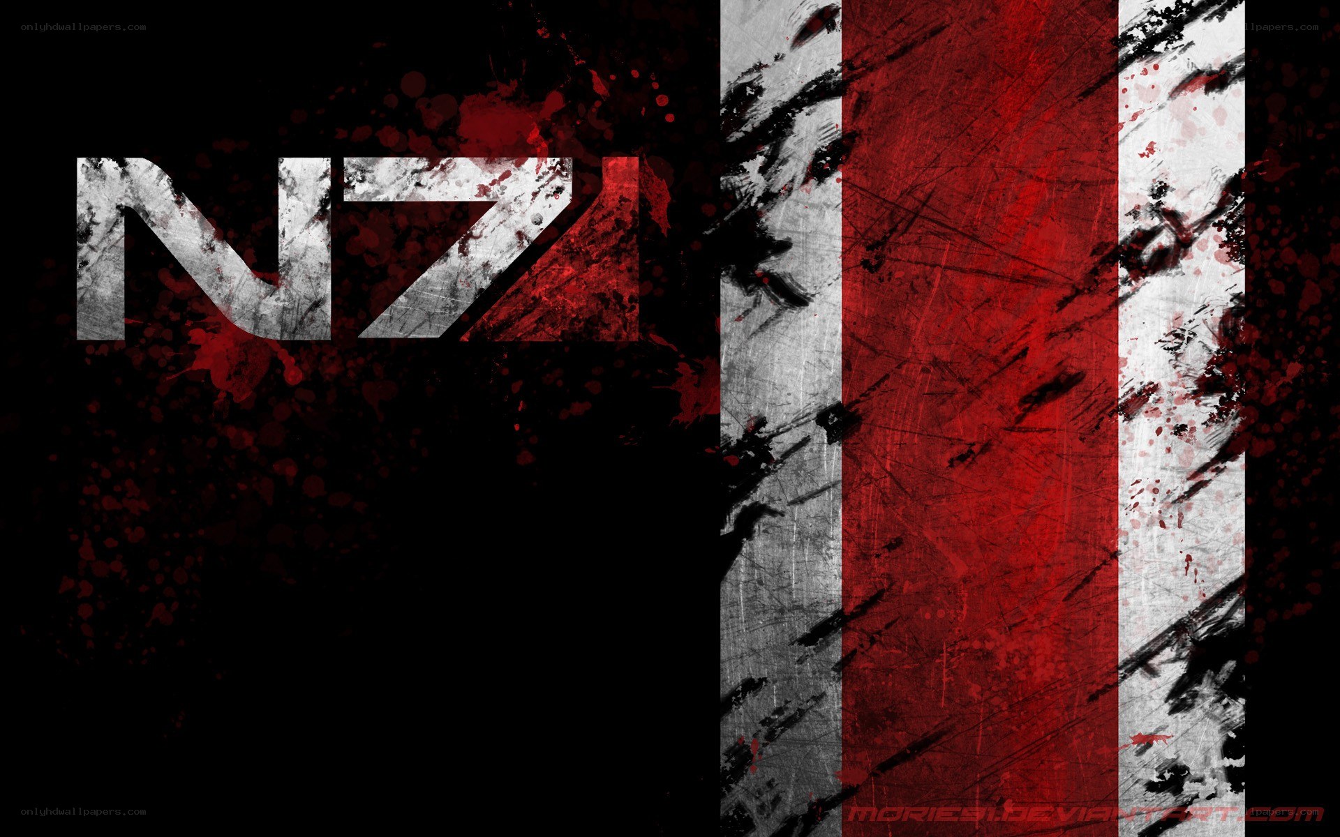 N7 logo with red and white stripes