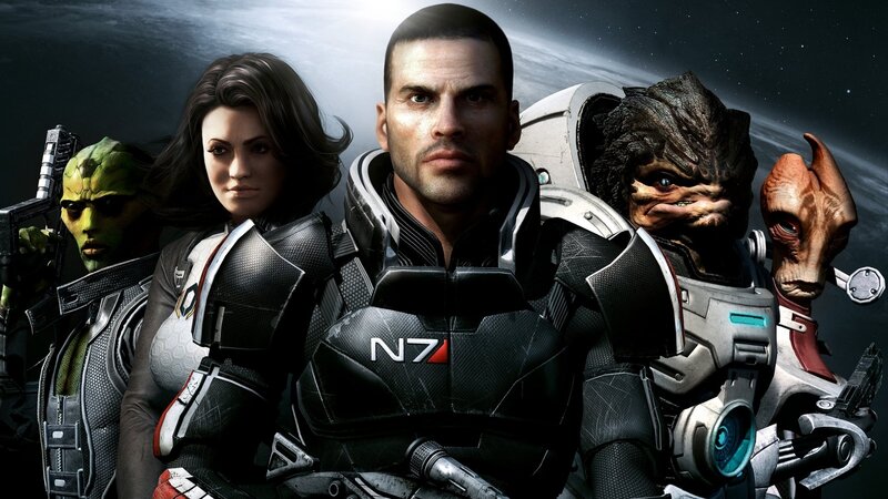 N7 Squad in Space
