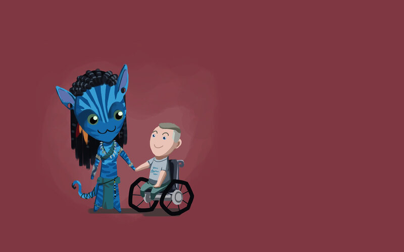 Na'vi and human companion