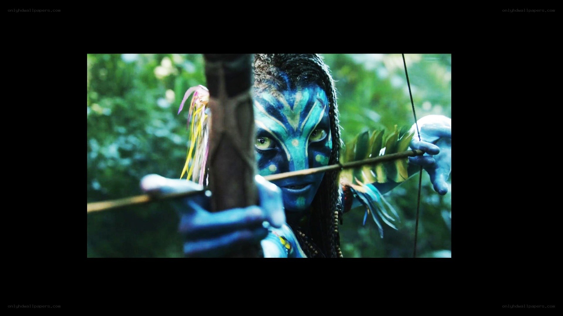 Na'vi archer in forest