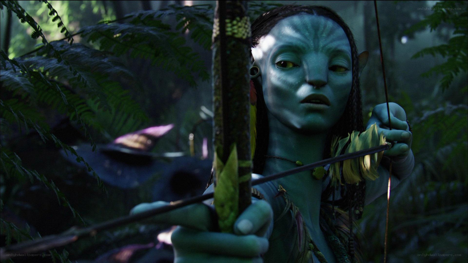 Na'vi archer in forest