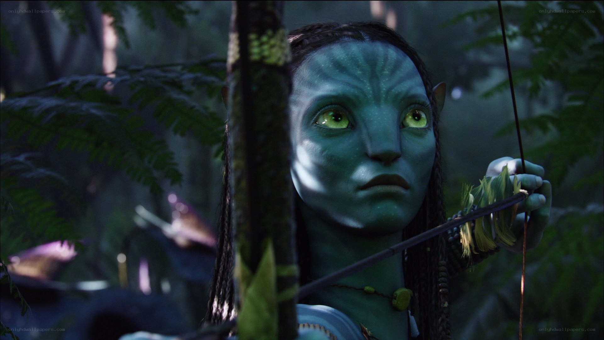 Na'vi archer in forest