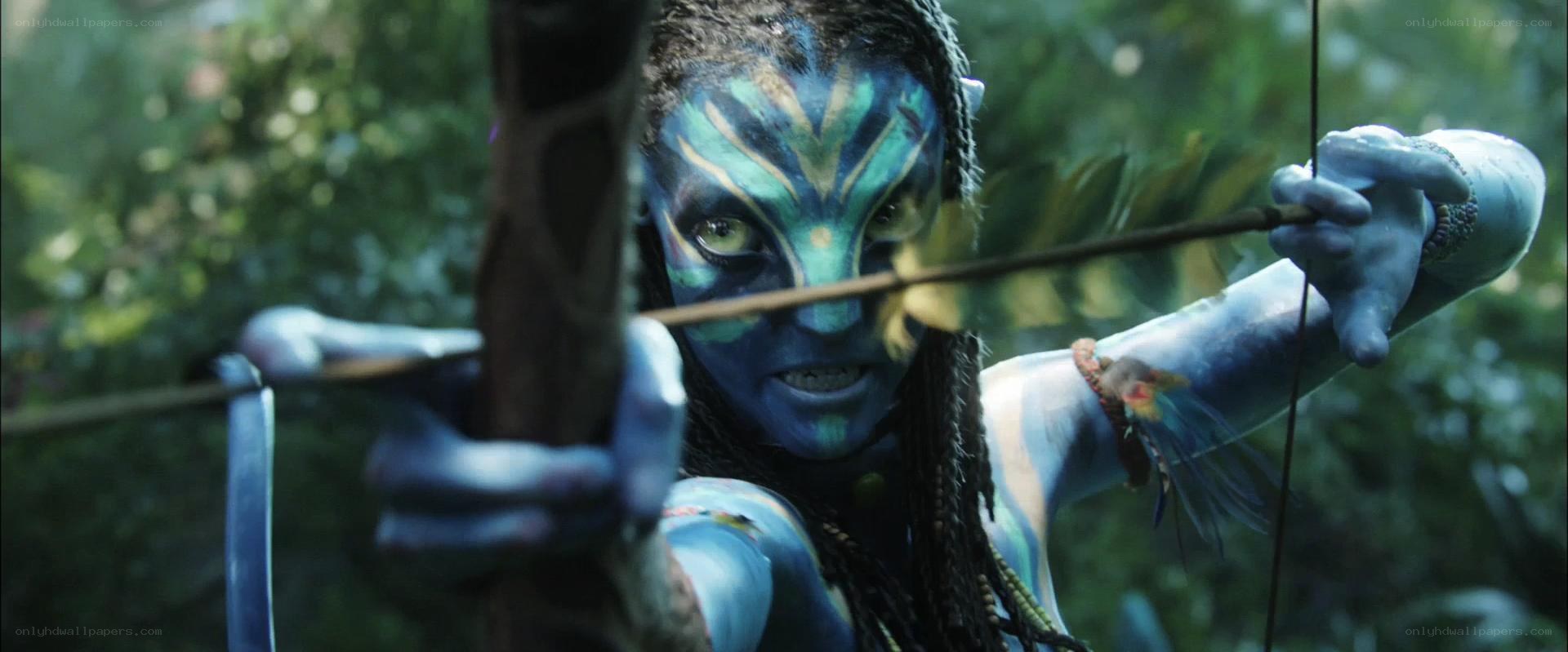 Na'vi archer in forest