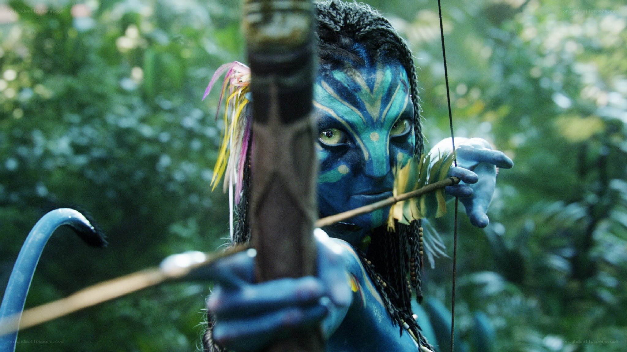Na'vi archer in jungle