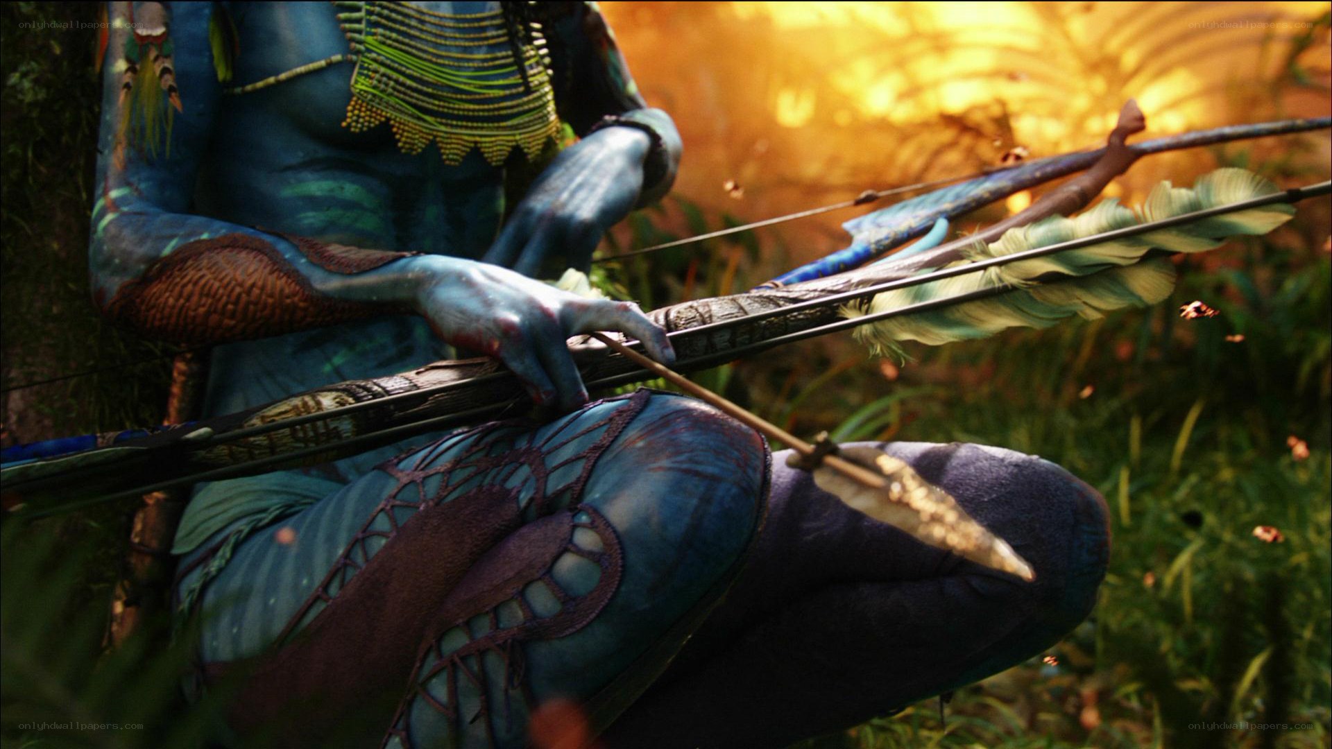 Na'vi archer in jungle