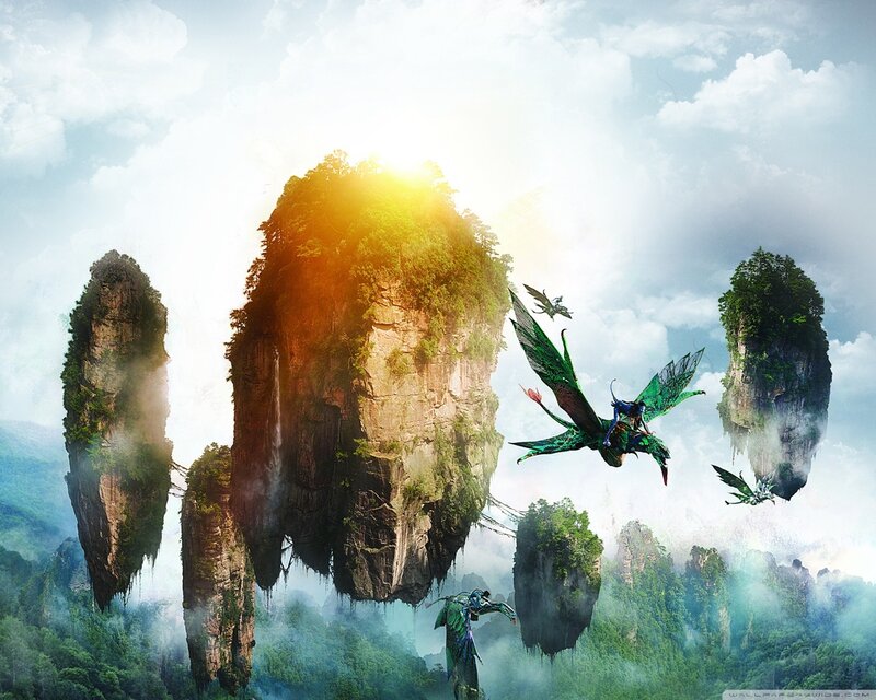 Na'vi Riding Banshees