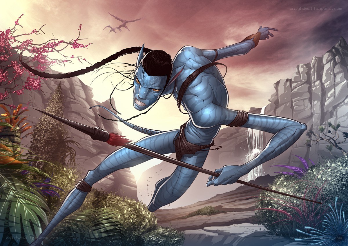 Na'vi warrior in action