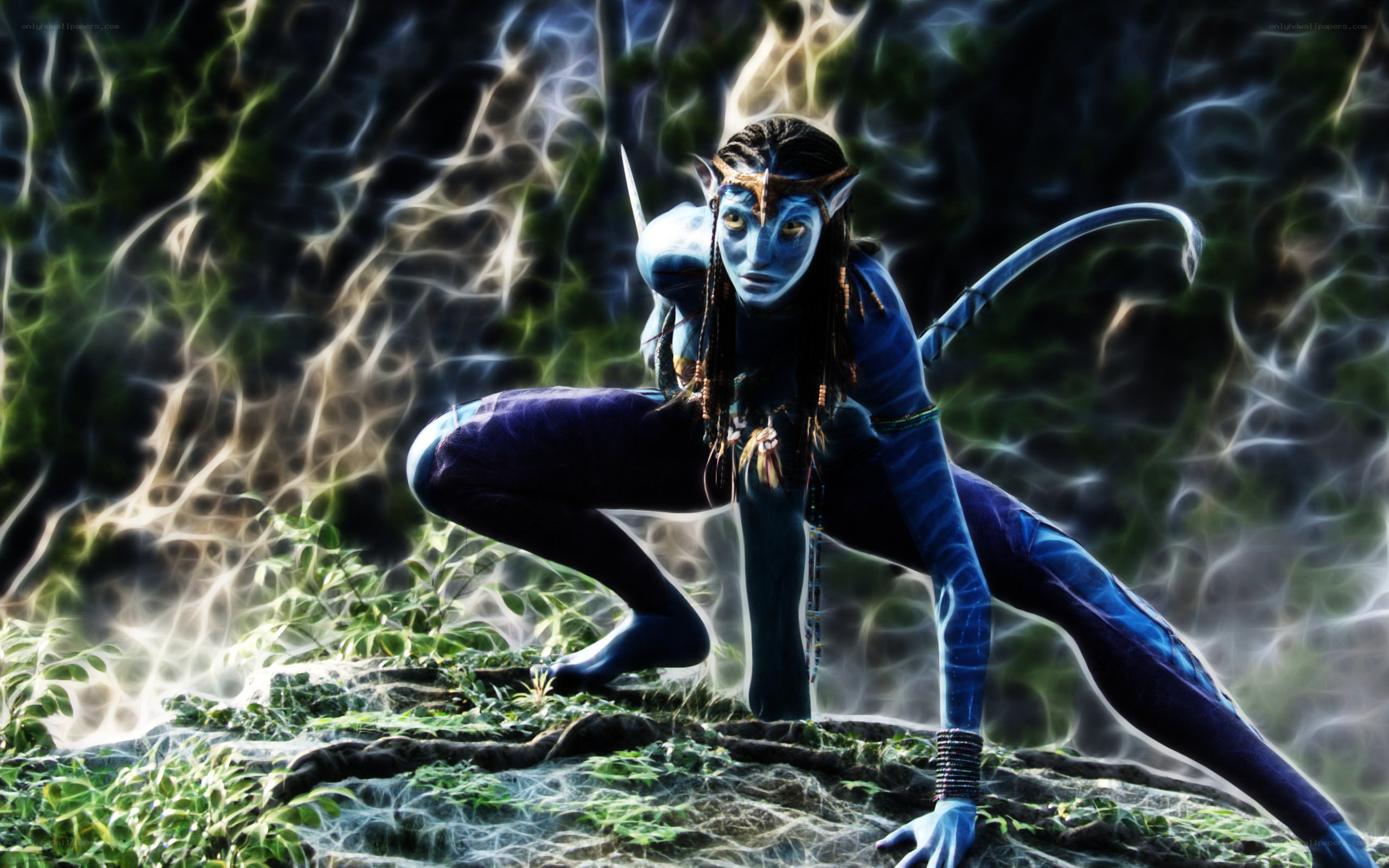 Na'vi warrior in forest