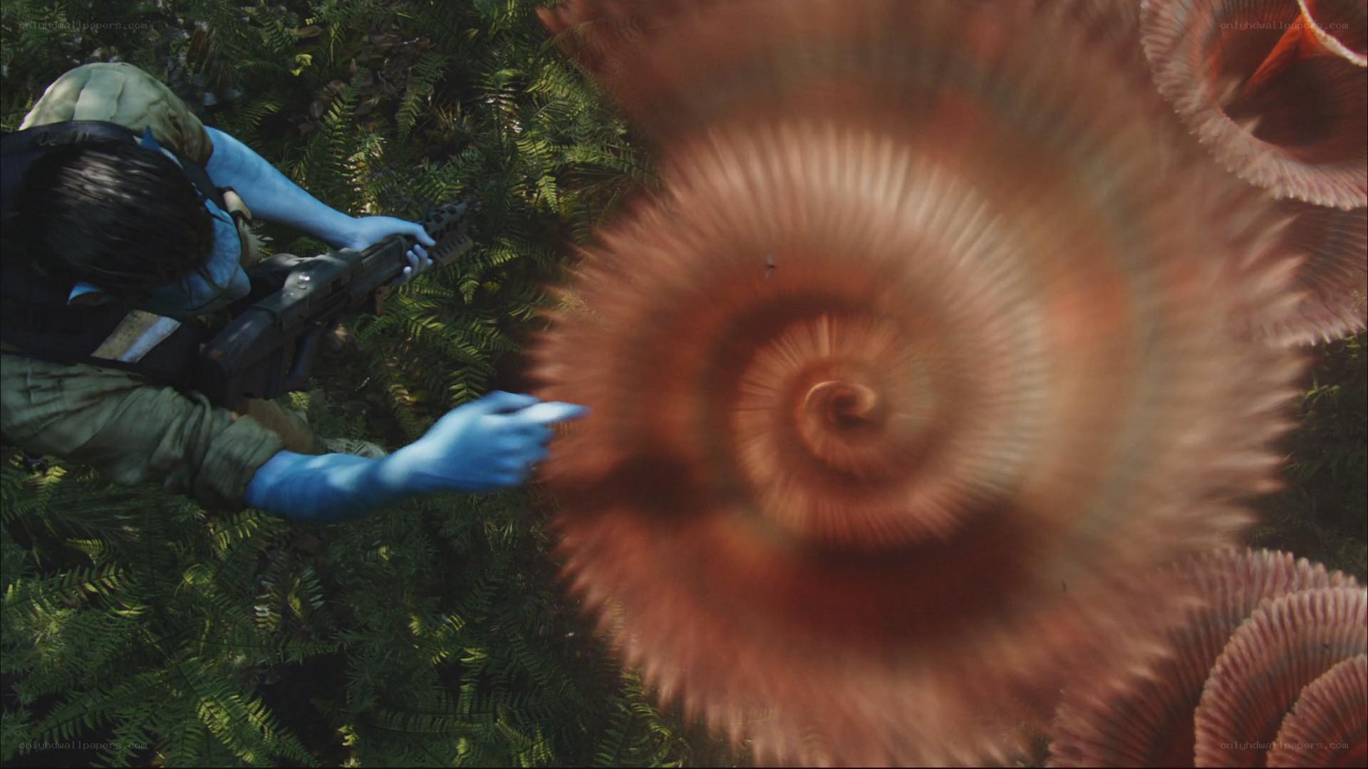 Na'vi warrior in forest