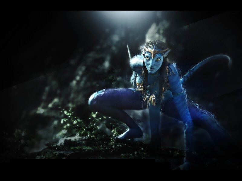 Na'vi warrior in jungle