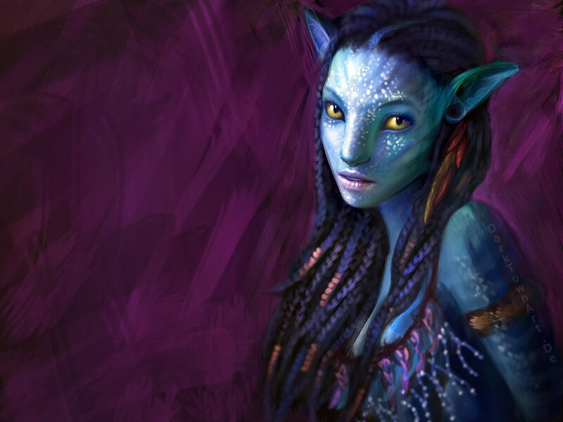 Na'vi woman portrait