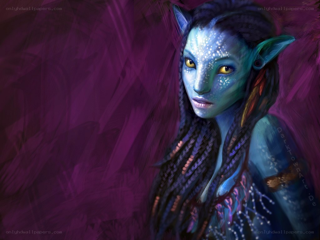 Na'vi woman portrait