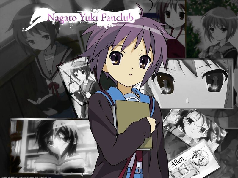 Nagato Yuki fan art collage