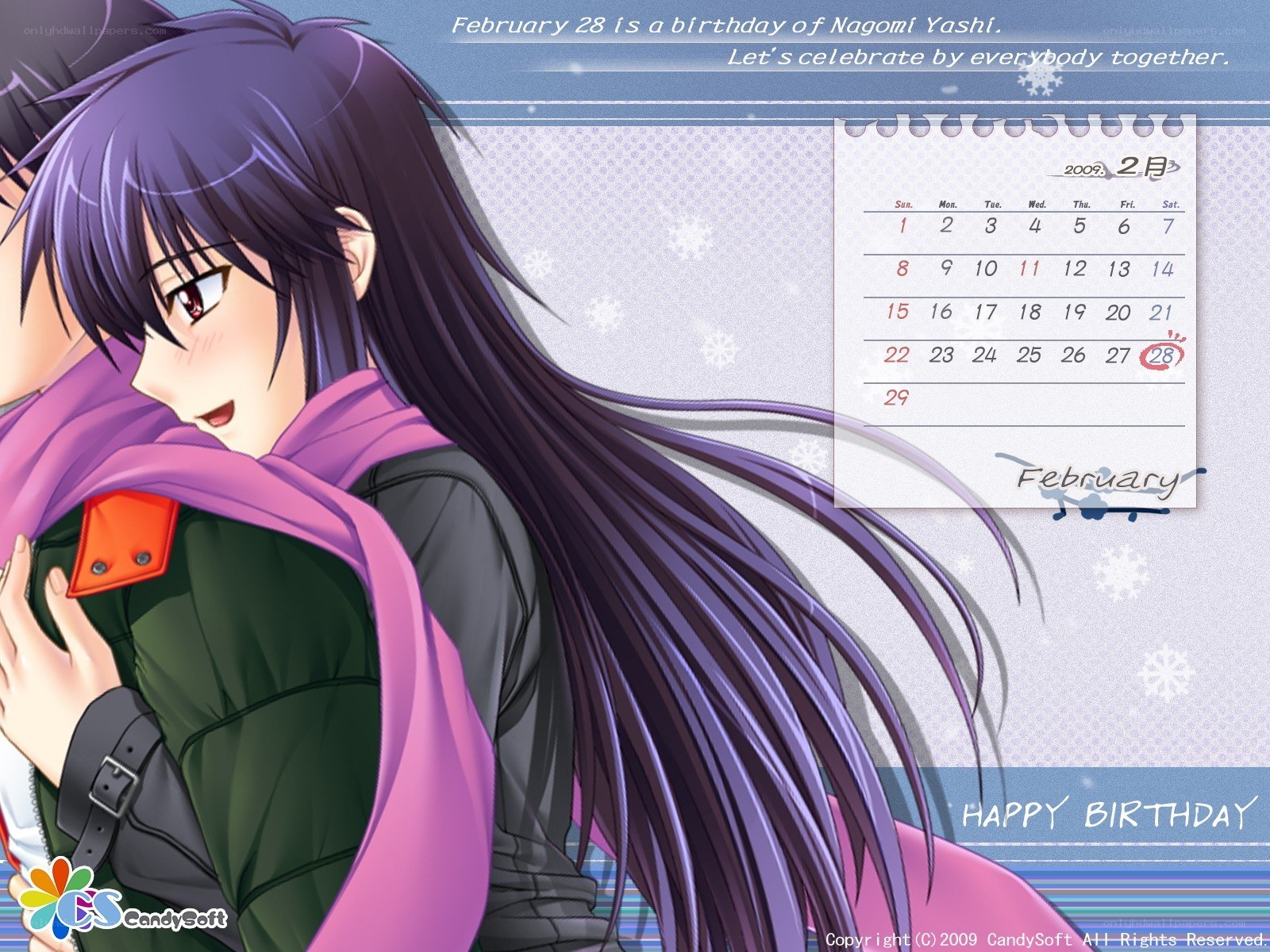 Nagomi Yashi birthday wallpaper