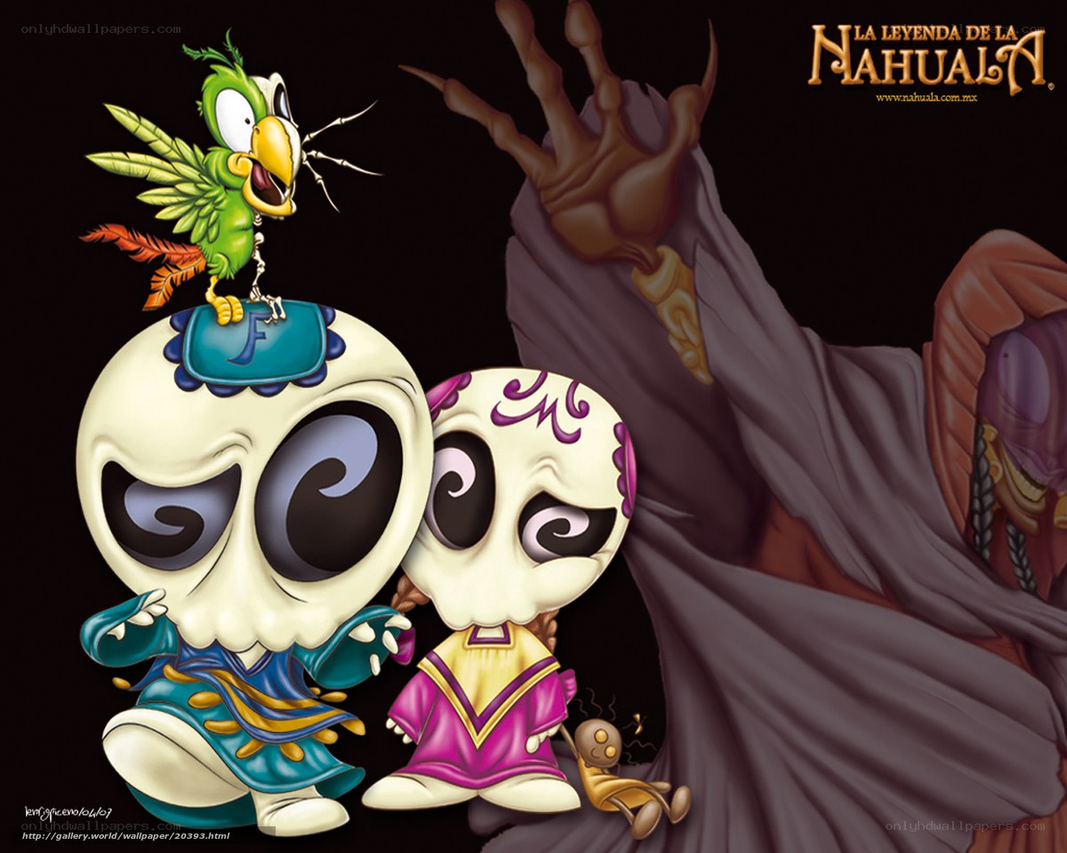 Nahuala characters and parrot