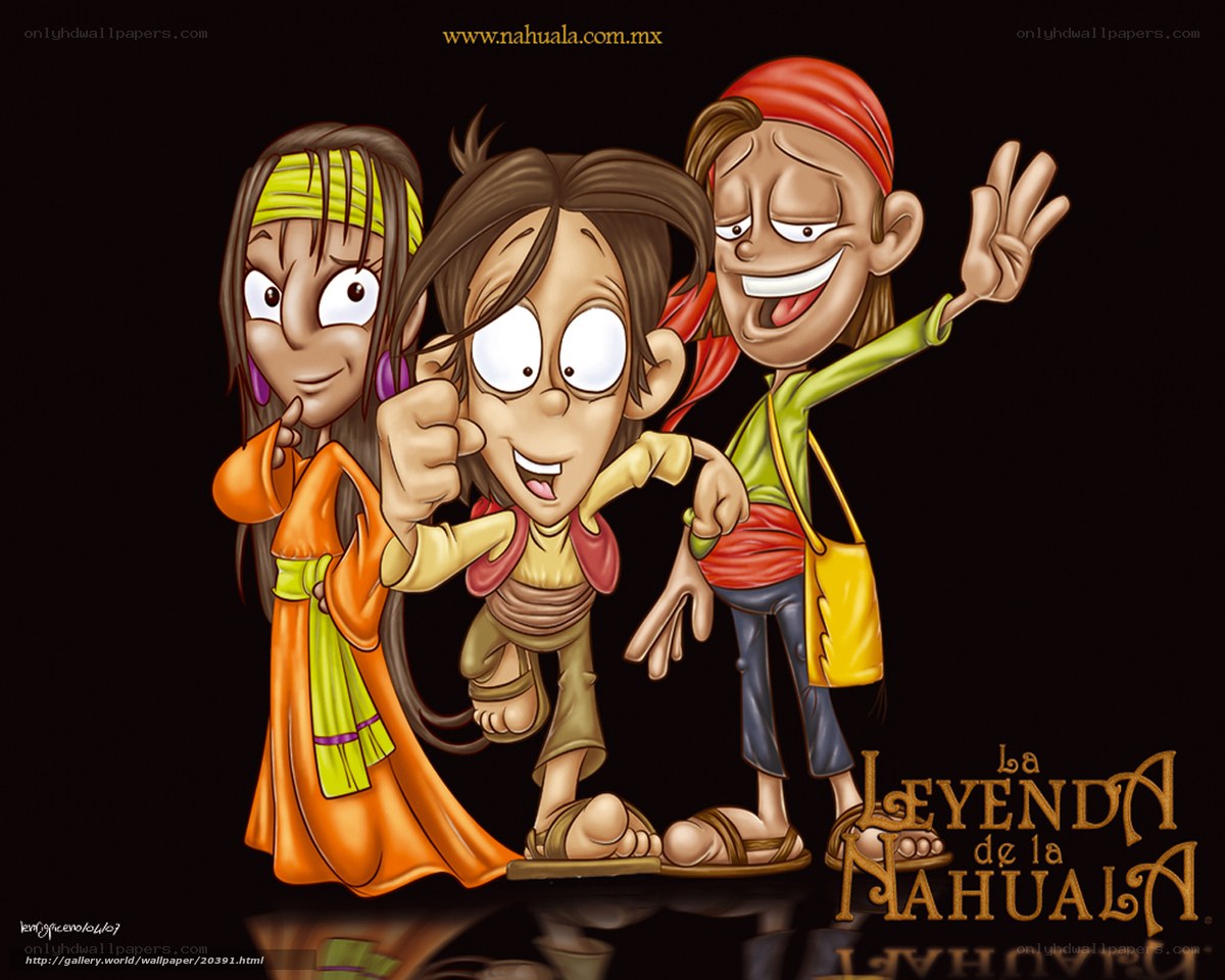 Nahualla cartoon characters
