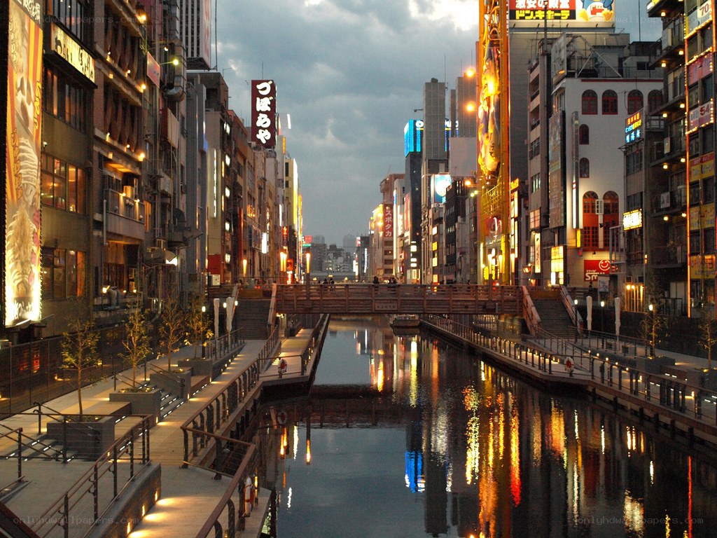 Nakagawa River at dusk