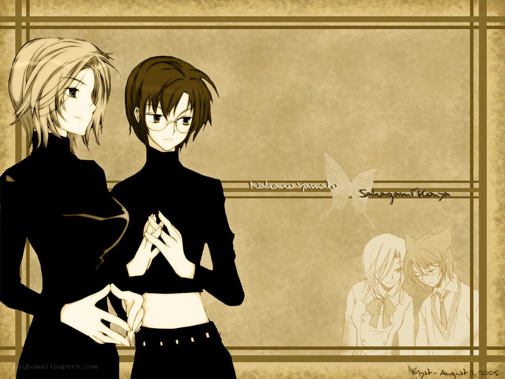 Nakano and Sakagami characters