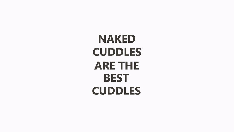 Naked cuddles text