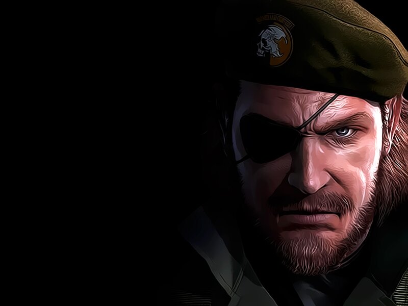 Naked eye patch soldier
