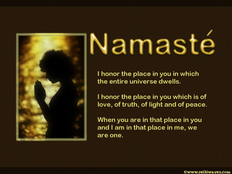 Namaste greeting and meaning