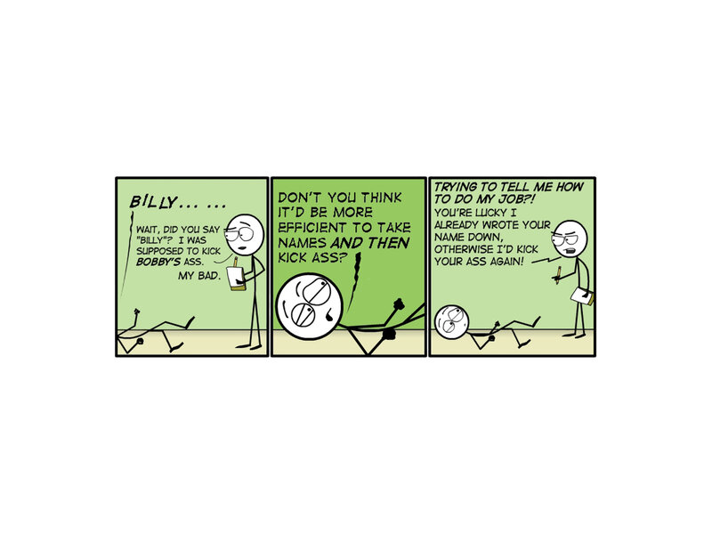 Name mix-up comic