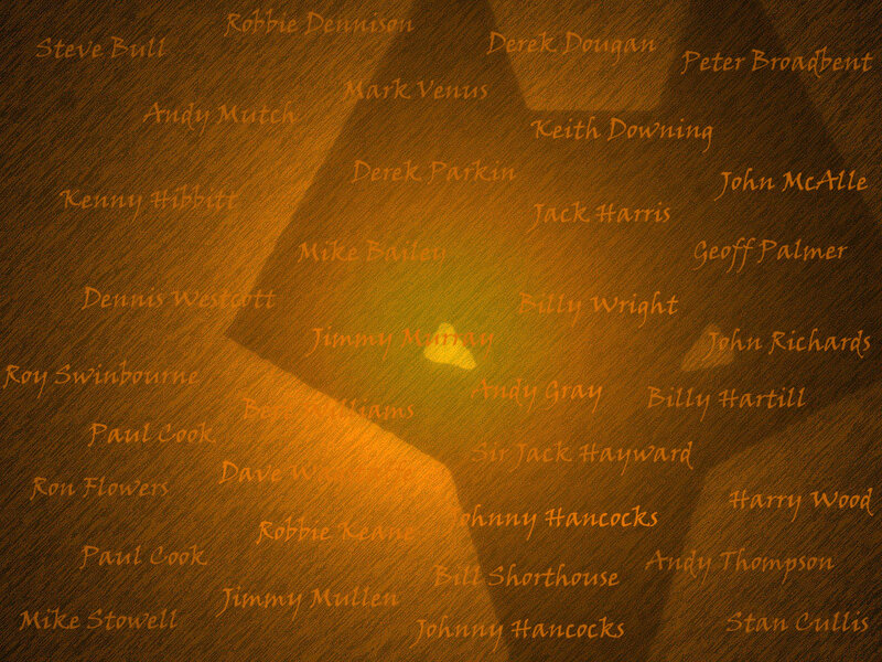 Names on a Textured Background