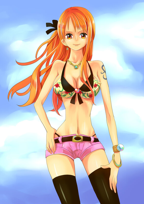 Nami in a bikini