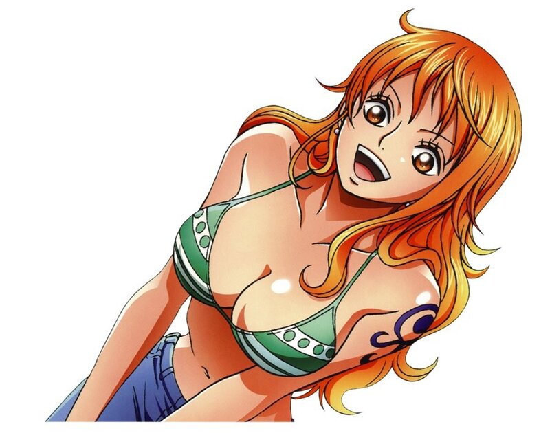 Nami in a bikini