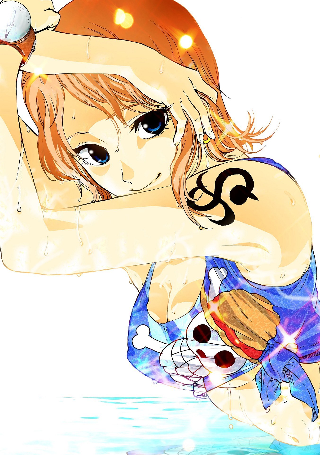 Nami in a swimsuit