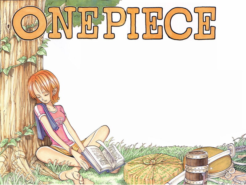 Nami Reading a Book